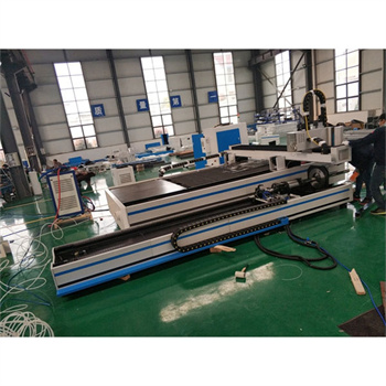 ເຄື່ອງຕັດເລເຊີເສັ້ນໄຍອັດຕະໂນມັດ 4000W ກວມເອົາຕາຕະລາງຄູ່ 4kW CNC laser bar cutter cutter sheet