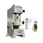 ຄວາມໄວສູງ 63T Punch Press C frame Single Crank Eccentric Mechanical 630kn Power Press Machine